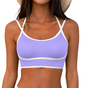 Conjunto de Bikini de 2 Piezas para Mujer, Traje de Baño, Fabricantes de Trajes de Baño, Bikini Personalizado de Secado Rápido y Transpirable para Playa - Product Image 6