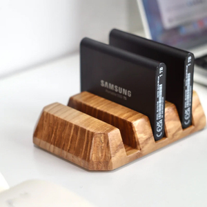 Supporto in legno accessori da uomo Designer fotografo portatile <span class=keywords><strong>esterno</strong></span> 3 Hard disk porta bevande uso scrivania in piedi set regalo - Product Image 1