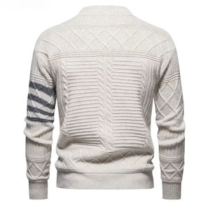 Streetwear pour hommes avec logo personnalisé sweat-shirt polaire à col roulé 100% coton motif solide durable écologique respirant pour - Product Image 3