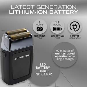 Afeitadora Eléctrica de Precisión para Barba, para Hombres, Profesional, con Cable de Carga USB, Doble Cuchilla, Lavable, Repuesto para RV - Product Image 5