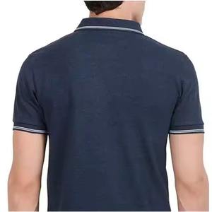 Polos pour hommes avec logo personnalisé de haute qualité 100% coton vêtements de sport décontractés mode de rue polos de marque solide quantité minimale de commande bas - Product Image 2