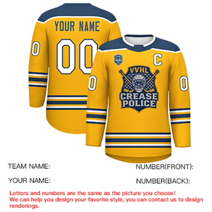 Camiseta de Hockey Personalizada, Ropa de Equipo, Negra, Naranja y Blanca a Rayas, Cuello en V, Números y Letras Cosidos, Diseño de Logotipo, Tallas para Adultos y Jóvenes - Product Image 4