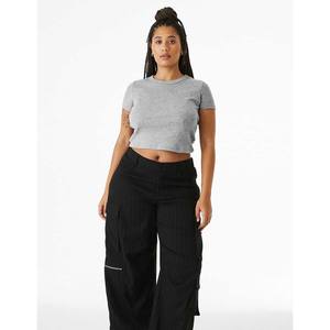 T-shirt court en poly-coton en toile Bella (6681) 6482 T-shirt court en jersey Bella en toile pour femme - Product Image 4