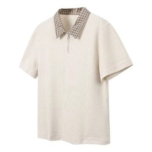 เสื้อโปโลผ้าฝ้ายผ้าฝ้ายพลัสไซส์สำหรับผู้ชาย, เสื้อโปโลผ้าฝ้ายระบายอากาศได้ดีขนาดใหญ่พิเศษ - Product Image 5