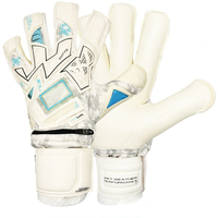 Sarung Tangan Kiper Sepak Bola Profesional Berkualitas Tinggi, Dapat Disesuaikan, Ringan, Sistem Tali, Unisex, Lateks Anti Selip