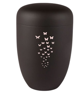 Urna de cremación de Metal con diseño Floral de la mejor calidad, urna conmemorativa, urnas de cremación funeraria para adultos para cenizas humanas - Product Image 5