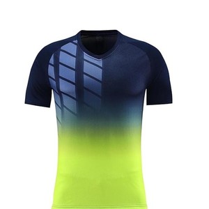 Tasa razonable Top Trending Hombres Uniforme de fútbol Venta caliente Transpirable Antibacteriano Manga corta Chaleco ligero personalizable - Product Image 2