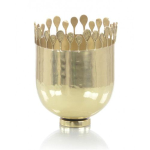 Cuenco para servir alimentos de cobre martillado de diseño maravilloso, ensaladera redonda de la mejor calidad para suministros de accesorios de vajilla - Product Image 5