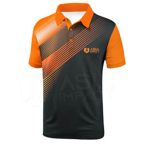 เสื้อโปโลผู้ชายเสื้อโปโลโพลีเอสเตอร์100% แห้งเร็วระบายอากาศได้ดีลำลองโลโก้ตามสั่ง - Product Image 2