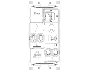 วิมาร์ 16AX สวิตช์ 1 ขั้ว สีขาว |   สวิตช์ไฟแบบโมดูลาร์สำหรับมืออาชีพ สำหรับงานอุตสาหกรรม ที่อยู่อาศัย และเชิงพาณิชย์ ระบบสายไฟ IP20 250V - Product Image 3