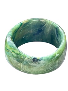 Pulsera de Resina de Diseño Retro Vintage de Lujo para Mujer, Joyería de Perlas DIY, Brazalete Indio Estilo Ángel, Venta al por Mayor - Product Image 5