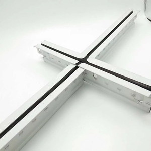 Cassette en acier galvanisé Tuiles de plafond suspendu Barre en T Quille de plafond en acier en forme de t, barre en t Composant de grille de plafond <span class=keywords><strong>FUT</strong></span> - Product Image 1
