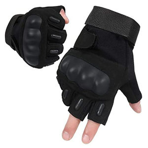 Gants de gymnastique professionnels demi-doigt pour femmes et hommes Accessoires de fitness en polyester Exercice de protection des mains d'entraînement - Product Image 5