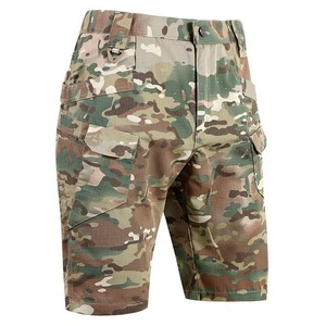Short délavé à l'acide vierge personnalisé Vintage noir pour hommes Short délavé à l'acide à impression courte en coton cargo - Product Image 4