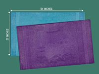Premium Multicolor Bath Towels Set (27" x 54") 100% Pure Cotton, Soft Feel, Lightweight & Highly Absorbent Shower Towels