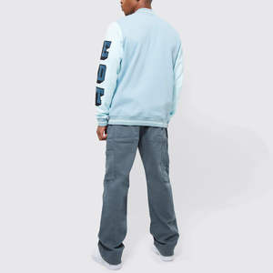 Veste de survêtement en laine 100% de haute qualité, best-seller, personnalisée, décontractée, d'hiver, avec boutons, imperméable, imprimée, pour hommes - Product Image 4