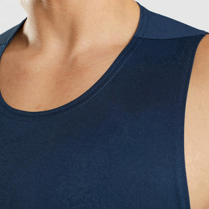 Débardeur en coton respirant de haute qualité pour homme, idéal pour l'été, la gym, l'entraînement, avec logo personnalisé, taille XL, décontracté, pour la course, en maille lavée - Product Image 5