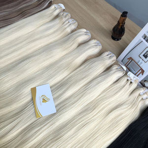 Extensions de cheveux vierges vietnamiens Remy de 15 ans d'expérience, les moins chères, couleur SDD, 8-32 pouces, 100 grammes, cheveux lisses et colorés - Product Image 1