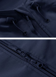 Veste bomber à capuche en softshell épaisse pour homme et femme, design personnalisé, haute qualité, écologique, imperméable, respirante, coupe-vent, hiver - Product Image 4