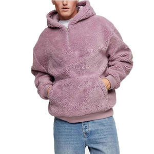 Marca Privada Algodón Mezclado Hombres Polar Fleece Sudaderas Durable Low MOQ Hombres Polar Fleece Hoodies - Product Image 3