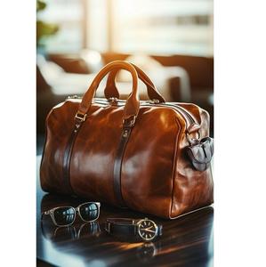 Latest Top Quality Gym Genuine <b>Leather</b> Duffle Bag <b>Backpack</b> Sports Duffel Bags Travel Bag for <b>Men</b> & Women Wholesale Low Cost - Product Image 3