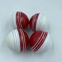 Ballons d'entraînement de test et de match professionnels personnalisés de haute qualité balle de frappe de cricket en cuir véritable Hardcore