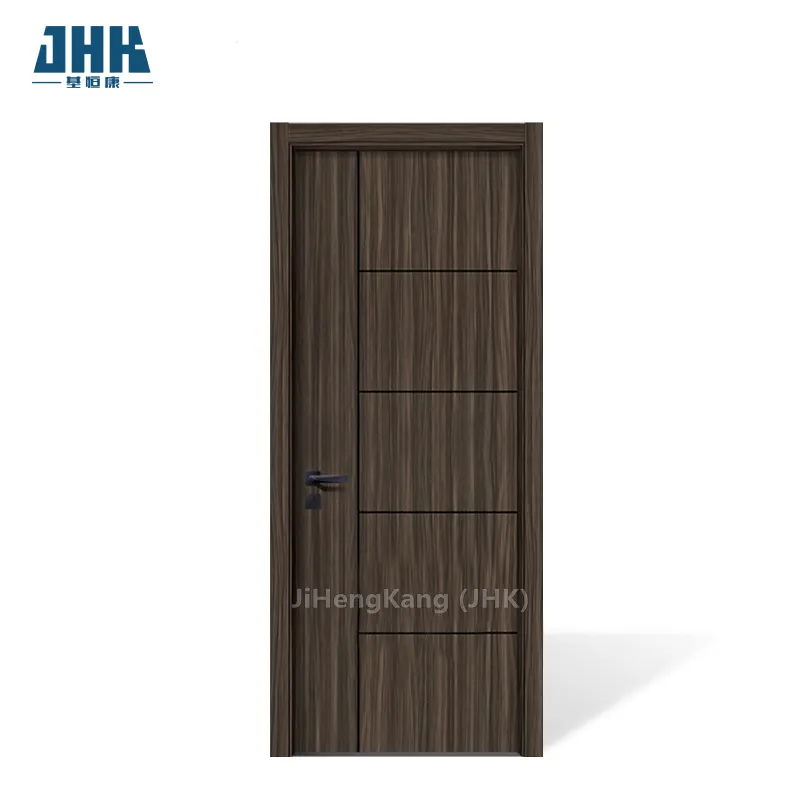 Portes personnalisées en papier mélaminé FC05-3 portes en bois conceptions de portes en bois modernes