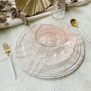 White <b>Snowflake</b> Handweave Wicker <b>Placemats</b> for Dining Tables Rattan <b>Placemats</b> Luxury Dinner Decoration - Product Image 4