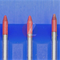 Aiguille d'éjection en plastique technique hybride rigide rouge haute performance R0.050-R0.350mm pour matrices de semi-conducteurs, état neuf, modèle de pointe