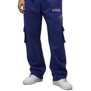 Pantalones Deportivos Morados Lisos de Estilo General para Hombre y Mujer, Primavera y Otoño 2026, Pantalones Cargo con Estampado Hip-Hop para Uso Deportivo - Product Image 1