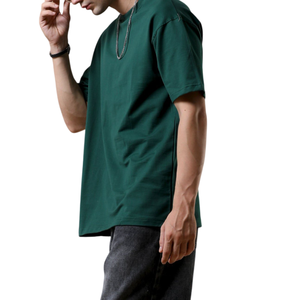 T-shirt Homme Personnalisé avec Logo, 100% Coton Léger, Coupe Droite, Épaules Tombantes, Uni, Respirant, Qualité Supérieure, Élégant - Product Image 1