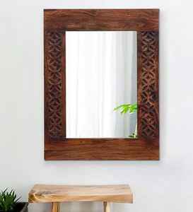 <b>wooden</b> wall <b>mirror</b> - Product Image 6