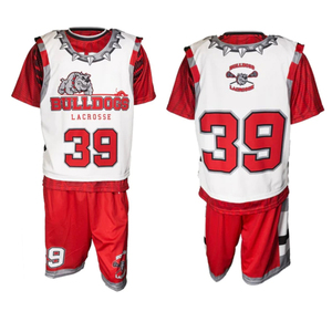 Uniforme de Lacrosse de Alta Calidad 100% Poliéster para Hombre, Secado Rápido, Último Diseño, Personalización Completa de Logotipo, Conjunto de Camisetas y Pantalones Cortos - Product Image 5