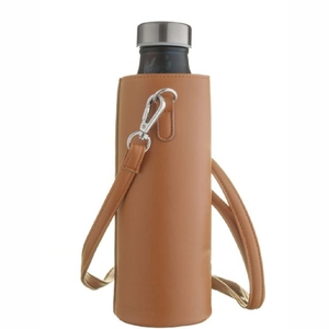 ที่ใส่ขวดน้ำหนังแท้สำหรับใส่ขวดน้ำหนังแบบส่วนตัวที่เก็บหนัง - Product Image 1