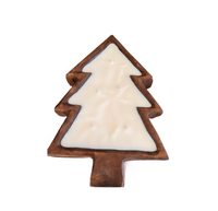 Bougie en bois de mangue bol à pâte forme d'oiseaux cadeau de pendaison de crémaillère décoratif de Noël bol à pâte en bois vente supérieure