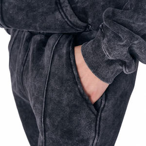 Conjunto de Sudadera con Capucha y Pantalones Deportivos de Alta Calidad para Hombre, Ropa Deportiva Personalizada con Logotipo - Product Image 5