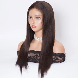 Peluca de Cabello Virgen Brasileño Remy de Primera Calidad con Frente de Encaje, Base de Seda Lisa, Cierre de 24 mm, Tupé para Mujer, Densidad 130%-150% - Product Image 4