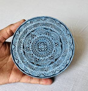 Sello de Impresión de Bloque de Madera con Mandala Tallado a Mano |   Impresión Textil India - Product Image 3