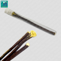 Brosse à dents naturelle Al-MUMEEZ Olive Miswak Stick, poils en fibre de verre doux, biodégradable, manche jetable, taille échantillon noire