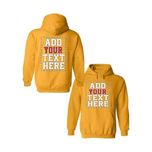 100% Cotton Custom <b>Thick</b> Pullover Fleece Eco-Friendly <b>Hoodie</b> <b>for</b> <b>Men</b> Solid Pattern Hooded Collar Embroidered Technique <b>for</b> - Product Image 4