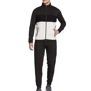 Survêtement confortable de haute qualité motif solide coton respirant nouvelle mode 2025 survêtement anti-boulochage anti-transpiration pour hommes - Product Image 1