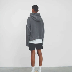 Sweat-shirts à capuche personnalisables en gros, qualité supérieure, service de designer, sublimation, pour hommes, hiver, motif uni - Product Image 5