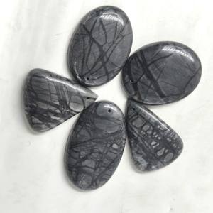 พร้อมจัดส่ง พิคาโซ แจสเปอร์ แท้ 100% แบบคาโบชอง อัญมณีธรรมชาติ สำหรับทำเครื่องประดับ ขายส่ง คริสตัลแจสเปอร์แบบหลวม - Product Image 2