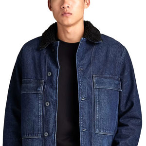Professionally Manufactured Winter Wear <b>Men</b> <b>Denim</b> <b>Jackets</b> / Custom Embroidery Logo <b>Men</b> <b>Denim</b> <b>Jackets</b> - Product Image 5