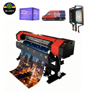 Plotter de inyección de tinta eco-solvente XBH 1.3m con cabezal de impresión XP600 para impresión de pósteres, lonas y vinilos - Product Image 2