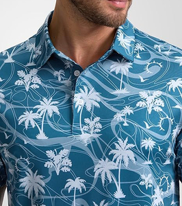 Venta caliente de los hombres Polo Personalizado Impreso Streetwear Hombres Casual Polo Servicio OEM Tallas grandes Polos de los hombres - Product Image 4