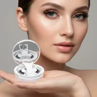 Pestañas Magnéticas Suaves de Fibra Sintética PBT, Estilo Wispy Bold, para Uso Diario, con Empaque Personalizado de Marca, Certificación CE, Producción en Fábrica