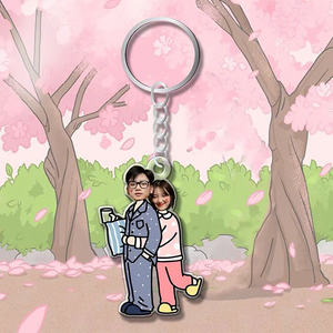 Porte-clés Anime Personnalisés Adorables en Matériau Mica Style Vietnamien Imitation Antique Accessoires Polyvalents pour la Décoration de la Maison Cadeaux - Product Image 2