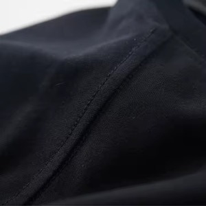 เสื้อยืดคอกลมผู้ชายผ้าฝ้ายลายทึบเสื้อผ้าแขนสั้นมีกระเป๋า240กรัมน้ำหนักผ้าแบบว่างเปล่าฤดูร้อน - Product Image 5