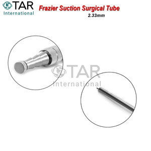 Tubo de Succión Frazier para Diagnóstico Médico, 2.33mm, Neurocirugía, ORL, Instrumentos Quirúrgicos, Certificado CE, Acero Inoxidable - Product Image 2